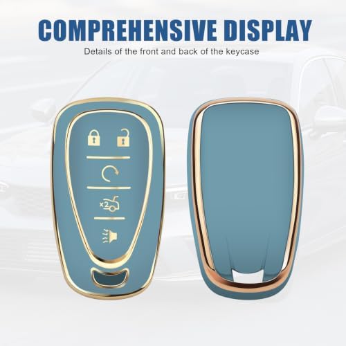 for Chevy Key Fob Cover, 5 Buttons TPU Key Cover - Image 4