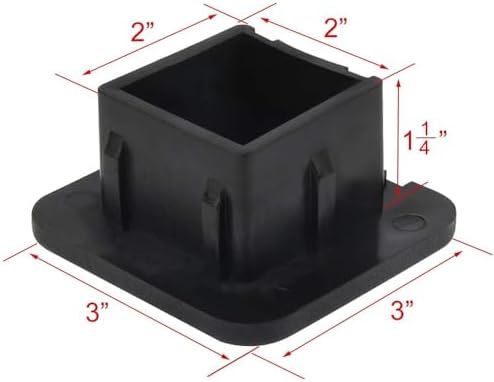 2 Inch Trailer Hitch Cover, Rubber Receiver Tube Hitch Plug - Image 3