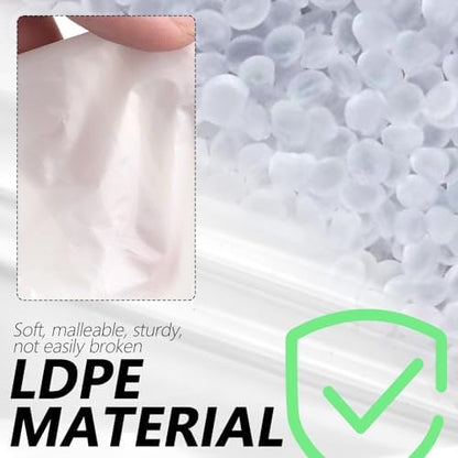 8PCS Extra-Large Tire Covers, Tear-Resistant LDPE Plastic Tire Bags - Image 3