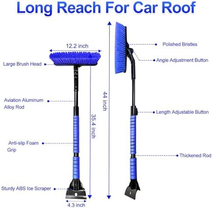 SEAAES 44 Inch SUV Ice Scraper and Snow Brush - Image 6