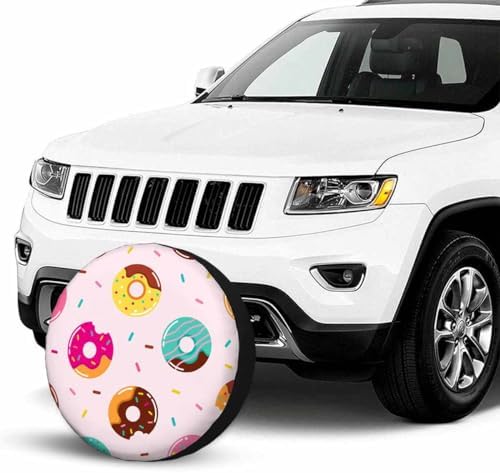 Donuts Spare Tire Cover for RV Trailer Sweet Chocolate Donut Candy - Image 3