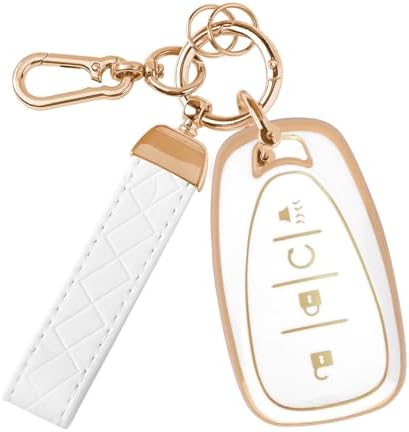 Rislobx Key Fob Cover Fit for Chevy Key, Car Key Case Protector for Volt Bolt by Rislobx
