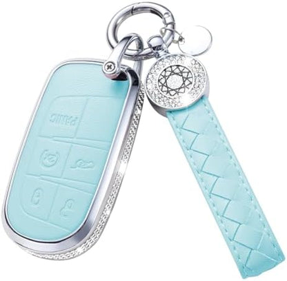 for Jeep Key Fob Cover with Keychain by Unknown