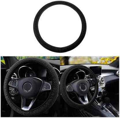 Moly Magnolia 15 Inch Steering Wheel Cover, Microfiber Ice Silk by Moly+Magnolia