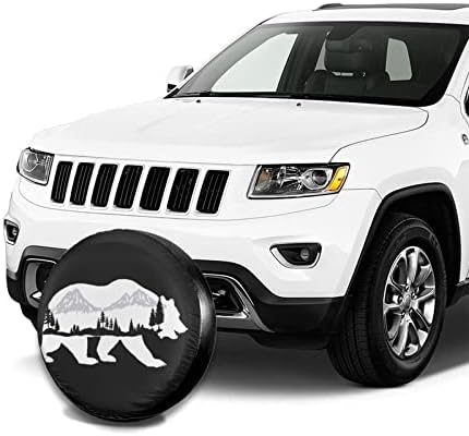 Bear and Mountain Spare Tire Cover Wheel Protectors Tyre Covers Waterproof - Image 4