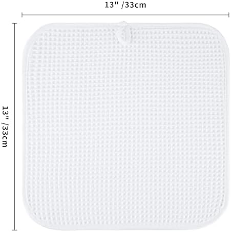 Microfiber Waffle Face Towels, 2 Pieces, Fast Drying, Lint Free 430 GSM - Image 7