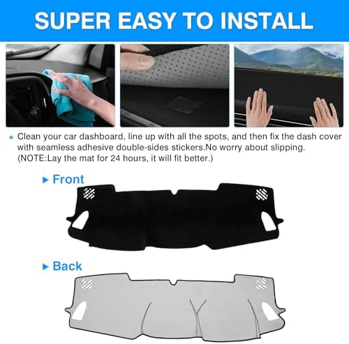 Autorder Dashboard Cover Mat for 2025 2026 Subaru Forester Accessories Dash - Image 5
