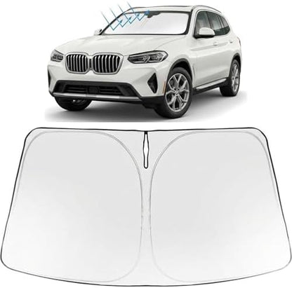 Proadsy Custom Fit 2025-2026 BMW X3 Windshield Sun Shade, Blocks Heat by Proadsy