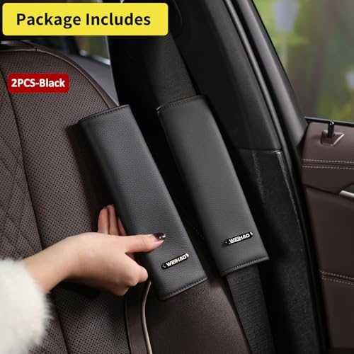 2Packs Car Seatbelt Cover 8.66 Inch, Short Leather Car Seat Belt Cover Pad - Image 6