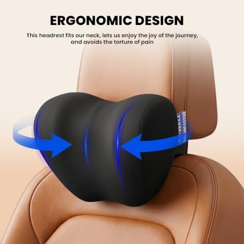 ZZ-WELL Car Headrest Pillow, Car Neck Pillow - Image 6
