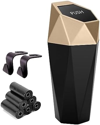 Ginsco Car Trash Can Cup Holder, 2 Pack Mini Car Trash Can - Image 2
