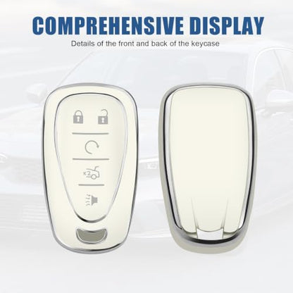 for Chevy Key Fob Cover, 5 Buttons TPU Key Cover - Image 4