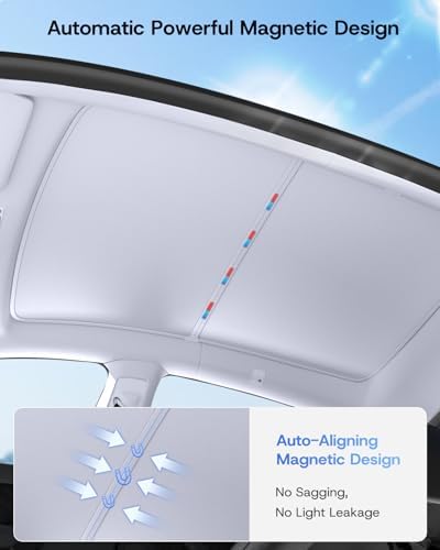 Upgraded Sunshade Roof for Tesla Model Y 2020-2024, OEM-Fit Precision Heat - Image 5