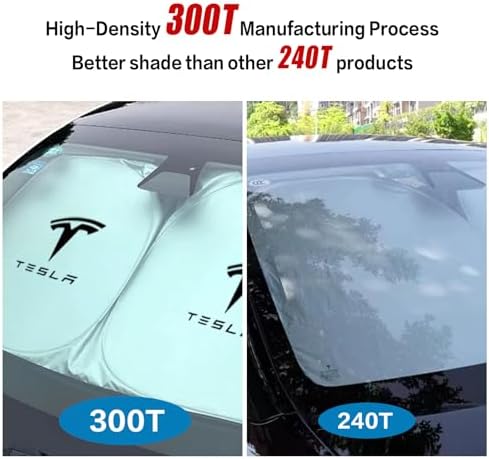 300T Sunshade for Tesla Model Y Model 3, Car Accessories 2026 for Tesla - Image 2