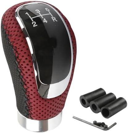 Osilly 5 Speed Shift Knob, Weighted Manual Gear Shifter Knobs, Leather Gear by Osilly