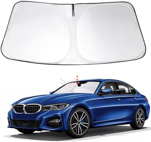 Windshield Sunshade for 2013-2018 BMW 3 Series/F30/F31/F80/M3 by LHFLIVE