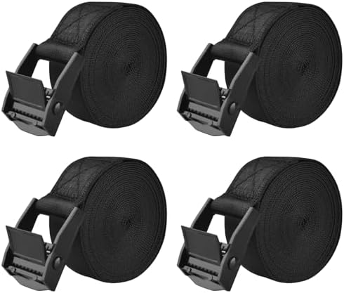 TRIWONDER Cinch Tie Down Strap Lashing Straps Heavy Duty Nylon Straps by TRIWONDER