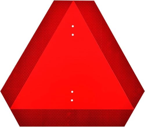 Kichwit Slow Moving Vehicle Triangle Sign, 15.6" x 13.6" by Kichwit