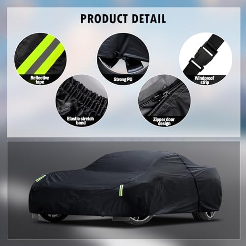 Waterproof Car Cover Fit for Chevrolet Corvette C4 C5 C6 C7 C8 1980–2026 - Image 3