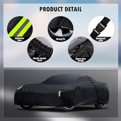 Waterproof Car Cover Fit for Chevrolet Corvette C4 C5 C6 C7 C8 1980–2026 - Image 3