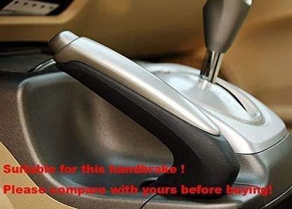Loncky Black Genuine Leather Handbrake Cover - Image 4