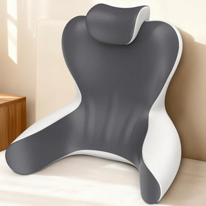 22" XL Reading Pillow Sitting in Bed, Back Support & Armrests by HAMYODO