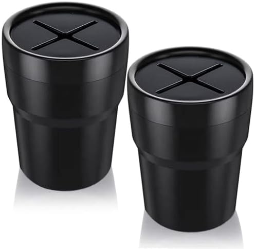 FIOTOK Car Trash Can with Lid, Mini Auto Garbage Can Leakproof Vehicle Trash by FIOTOKDirect