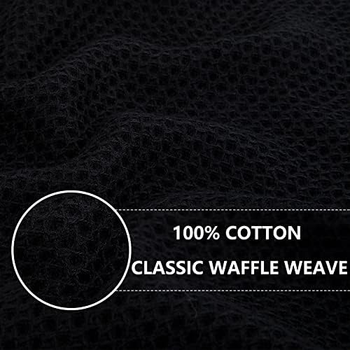 Homaxy 100% Cotton Waffle Weave Kitchen Dish Cloths 6-Pack - Image 2