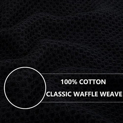 Homaxy 100% Cotton Waffle Weave Kitchen Dish Towels 4-Pack - Image 2