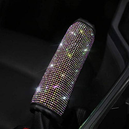 2 Pcs Bling Bling Auto Car Shift Gear Cover & Handbrake Cover - Image 5