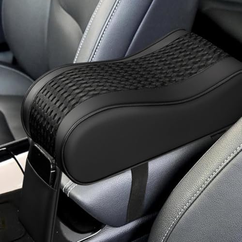 Car Armrest Cushion, Leather Memory Foam Car Center Console Arm Rest Pillow by Unknown