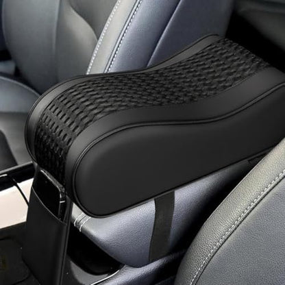 Car Armrest Cushion, Leather Memory Foam Car Center Console Arm Rest Pillow by Unknown