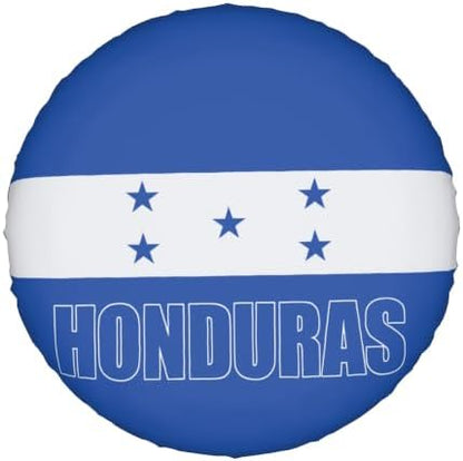 Honduras Flag Spare Tire Cover, Universal Waterproof & Dustproof Wheel - Image 2