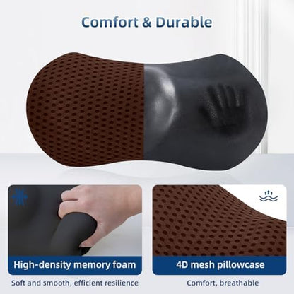 Lumbar Pillow, Memory Foam Lumbar Support Pillow - Image 3