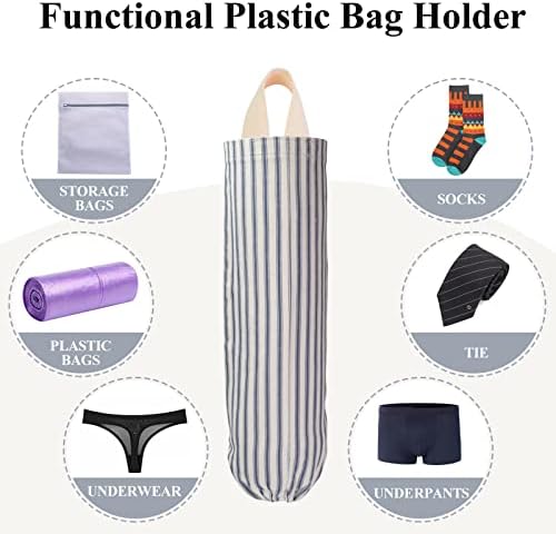 TOGETRUE Plastic Bag Holder, Wall Mount Grocery Bag Holder, Reusable Trash Bags - Image 5