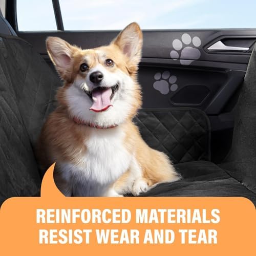 Active Pets Blue Standard Dog Car Hammock Back Seat Cover, Waterproof Backseat - Image 2