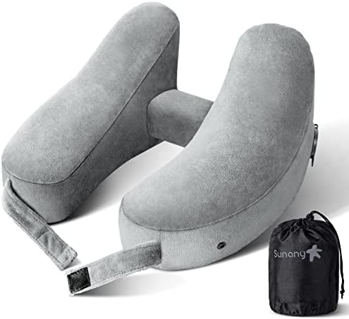 Sunany Travel Neck Pillow for Airplane Pillow Comfortably Supports Head by Sunany