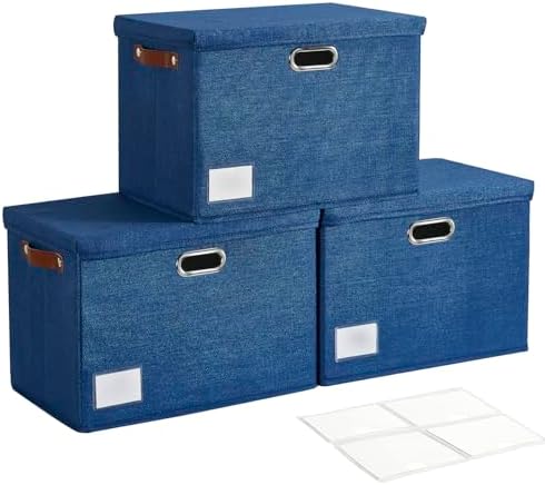 17" Large Fabric Storage Box by Roobyl