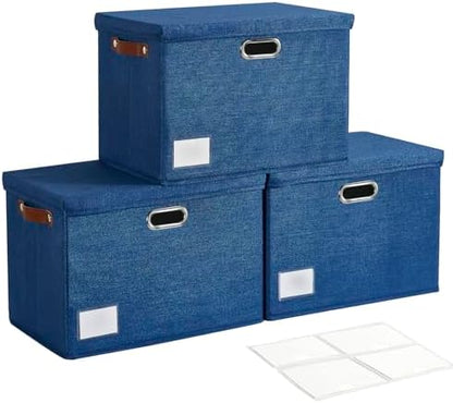 17" Large Fabric Storage Box by Roobyl