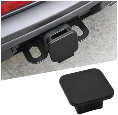 Trailer Hitch Cover, 2 Inch Square Silicone Dust Proof Towing Tube Plug Insert by ANFTDCO