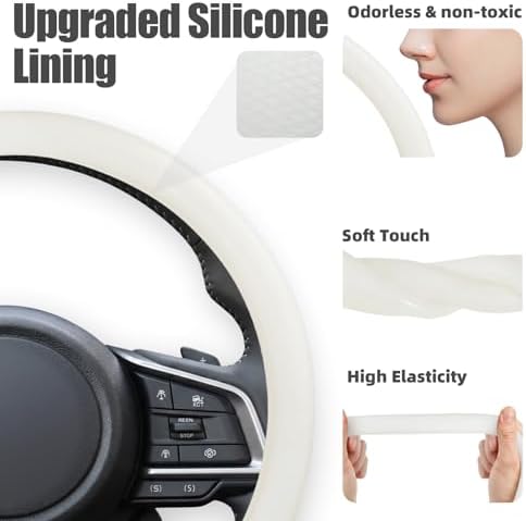 15 Inch Silicone Steering Wheel Cover - Image 6