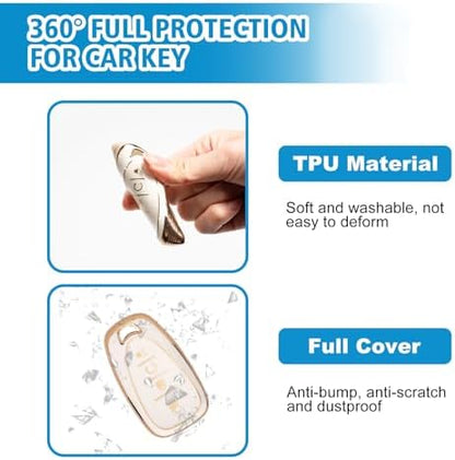 Rislobx Key Fob Cover Fit for Chevy Key, Car Key Case Protector for Volt Bolt - Image 5