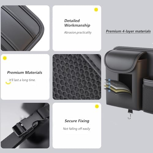 Tumecos Car Seat Back Storage Bag, Backseat Organizer - Image 5