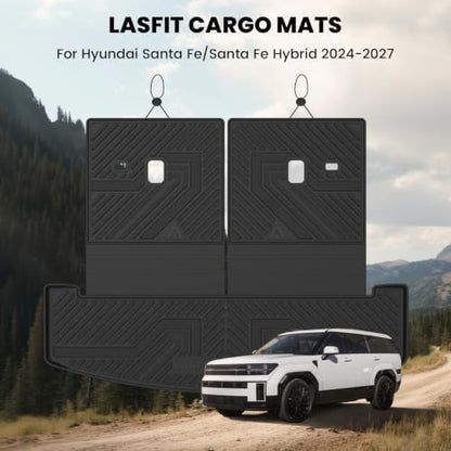 LASFIT Cargo Mats for Hyundai Santa Fe 2027 2026 2025 2024 - Image 2
