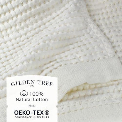 GILDEN TREE Waffle Hand Towels for Bathroom Quick Dry Large Luxury Lint Free - Image 2