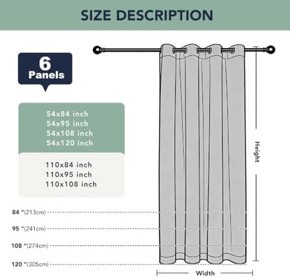 Patio Curtains Outdoor Waterproof, Privacy Drapes - Image 7