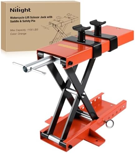 Nilight Motorcycle Lift 1100 LBS ATV Scissor Jacks by Nilight