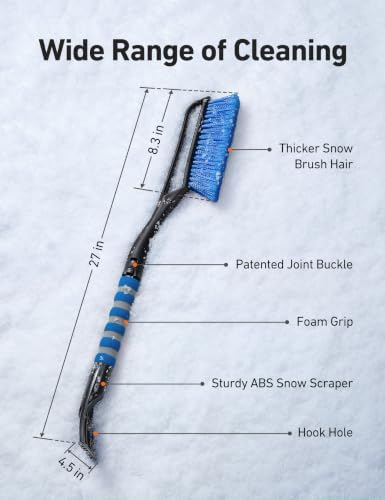 AstroAI 27" Snow Brush & Ice Scraper - Image 5