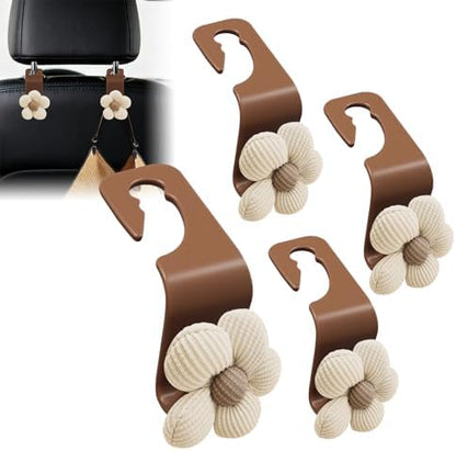 2PCS Car Seat Headrest Hooks, Car Bag Hooks, Cute Bow Knot Vehicle Seatback by Unknown