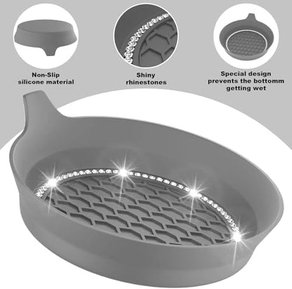2 PCS Car Cup Coasters, Bling Cup Holder Coaster - Image 5